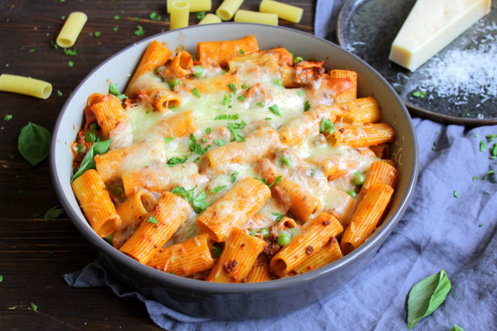 Italienisches Rezept Rigatoni al Forno