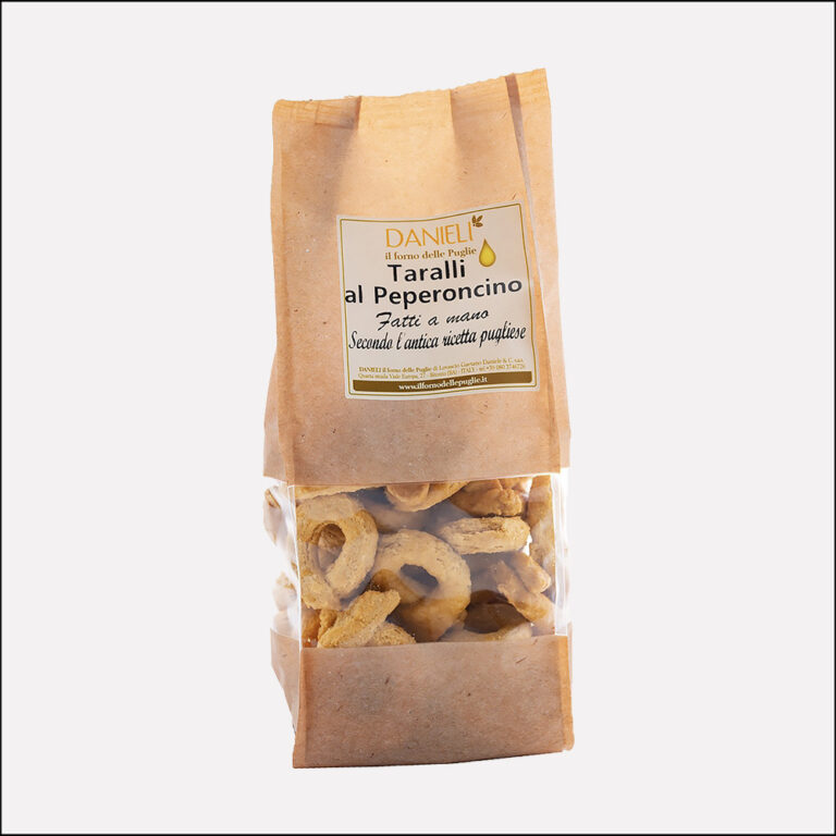 Tartalli mit Pfeffergeschmack, exklusives Gebäck aus dem italienischen onlineshop